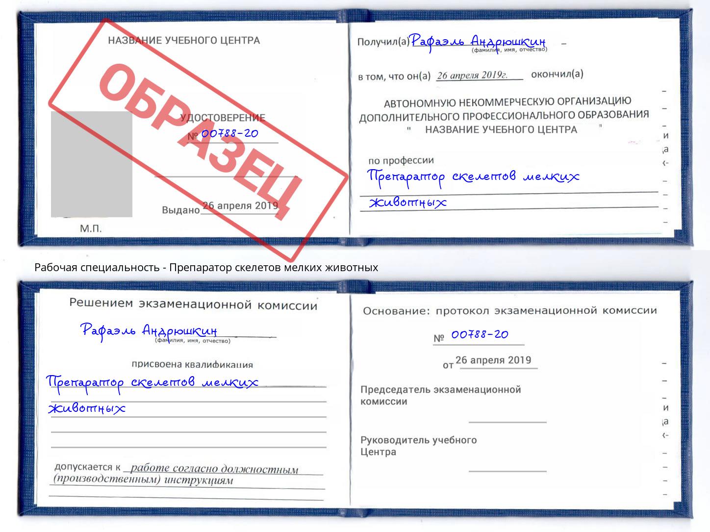 Препаратор скелетов мелких животных Братск
